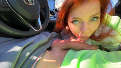 Kisankanna1 - Blowjob In Car And Swallow Sperm