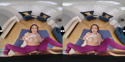 Sexy Latina Gets Horny During Yoga Training - Emily Pink