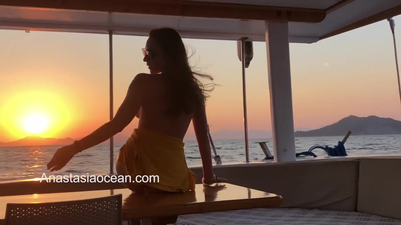 Anastasia Ocean - Naked nymph on sunset. Nudist girl outside. Public. - ePornhubs