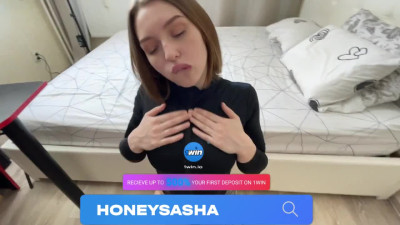 Sasha Honey - I Love When He Fucks Me In Doggy Style And Cums On My Face Big Ass Shak